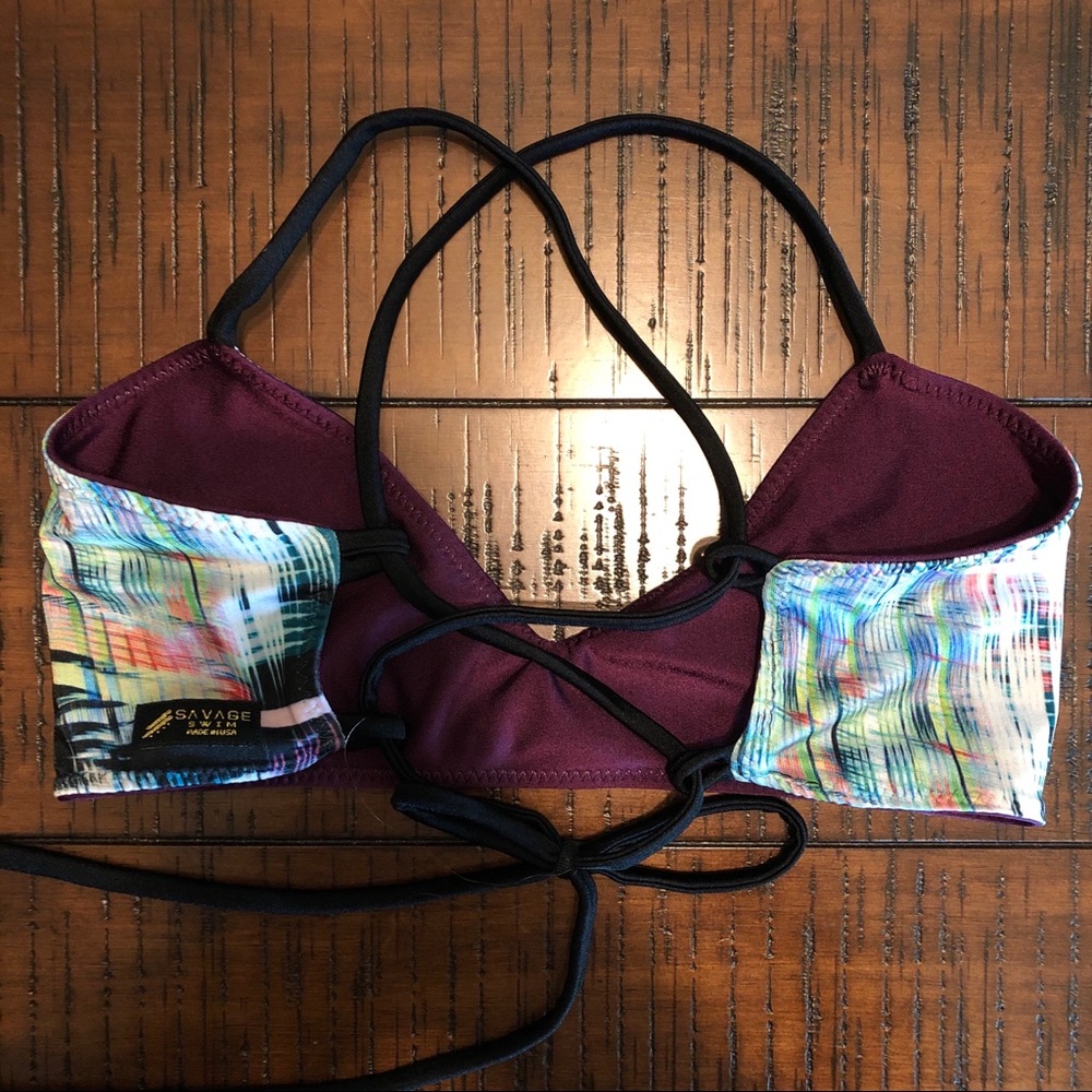 Savage Swim Lodi Reversible Bikini Top M